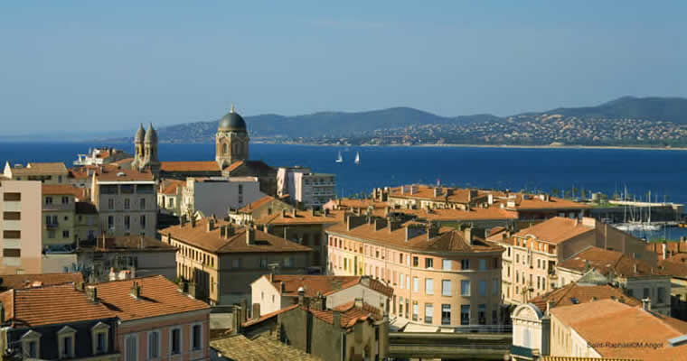 Photo du coeur de la ville de Saint Raphaël